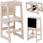 ΠΥΡΓΟΣ ΕΚΜΑΘΗΣΗΣ ΜΕ ΠΙΝΑΚΑ RICKI HM18345.01 ΞΥΛΟ ΠΕΥΚΟΥ ΦΥΣΙΚΟ 37x40x84Υεκ