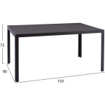 ΣΕΤ ΕΞ.ΧΩΡΟΥ 5ΤΜΧ LEOFER HM21004 ΜΕΤΑΛ.ΤΡΑΠΕΖΙ-4 ΠΟΛΥΘΡΟΝΕΣ ΜΕΤΑΛΛΙΚΕΣ- ΓΚΡΙ - Image 2