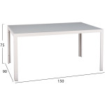 ΣΕΤ ΤΡΑΠΕΖΑΡΙΑΣ ΕΞ. ΧΩΡΟΥ 5ΤΜΧ OFER HM21030 ΛΕΥΚΟ ΜΕΤΑΛΛΟ-ΛΕΥΚΕΣ ΜΕΤΑΛ. ΠΟΛΥΘΡΟΝΕΣ - Image 2