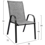 ΣΕΤ ΤΡΑΠΕΖΑΡΙΑ 3ΤΜΧ ΚΑΡΕΚΛΕΣ ΚΑΙ ΤΡΑΠΕΖΙ HM5181.01 - Image 2