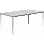 ΤΡΑΠΕΖΙ ΤΡΑΠΕΖΑΡΙΑΣ STAD HM6557.02 ΜΠΕΖ ΑΛΟΥΜΙΝΙΟ--ΛΕΥΚΟ SINTERED STONE 180x90x75Υεκ