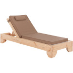 ΞΑΠΛΩΣΤΡΑ ΜΕ ΜΑΞΙΛΑΡΙ ΚΟΡΙΝΟΣ HM10776.04T ΞΥΛΟ ΠΕΥΚΟΥ--TEXTILENE ΣΕ ΜΟΚΑ 79x204x77Υ